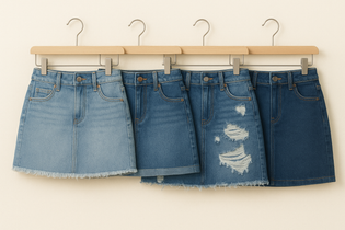 Denim Skirts and Dresses