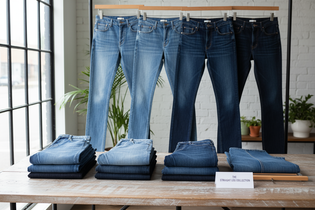 straight leg denim collection